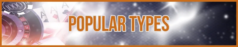 Popular types banner