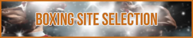 Boxing Site Selection banner