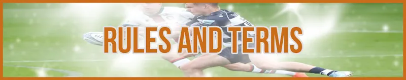 Rules and Terms banner