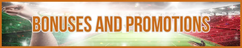 bonuses and promo banner