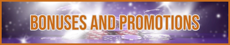 Bonuses and Promotions banner