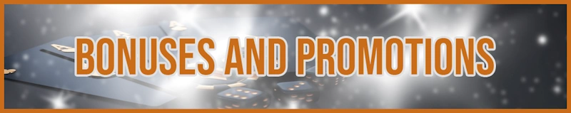 Bonuses and promotions banner