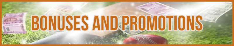 Bonuses and Promotions banner