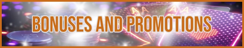 Bonuses and Promotions banner