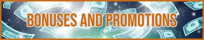 Bonuses and promotions banner