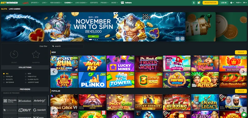 Betwinner screenshot