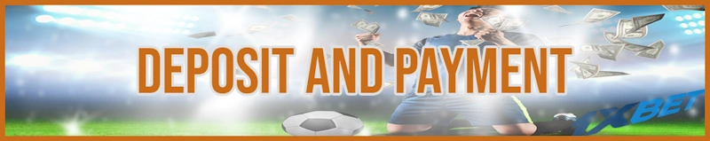 Deposit and Payment banner