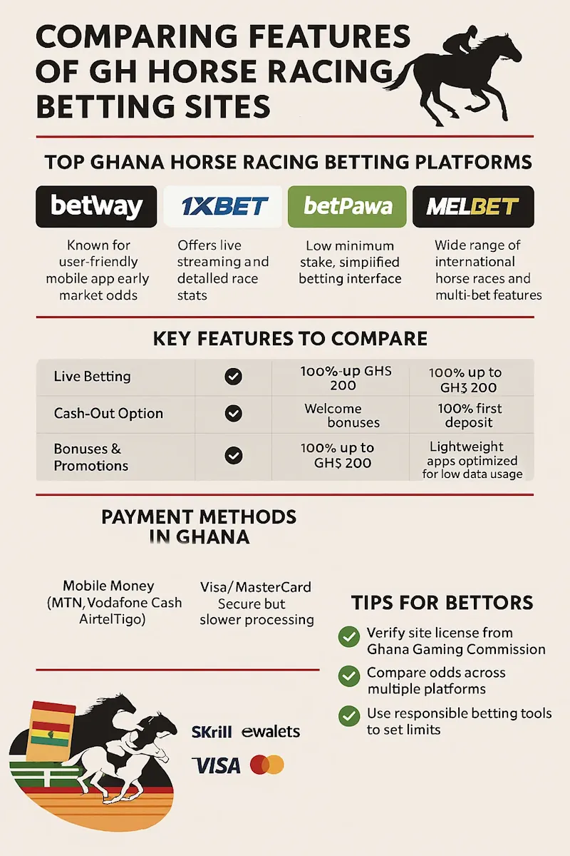 Comparing Features infographic