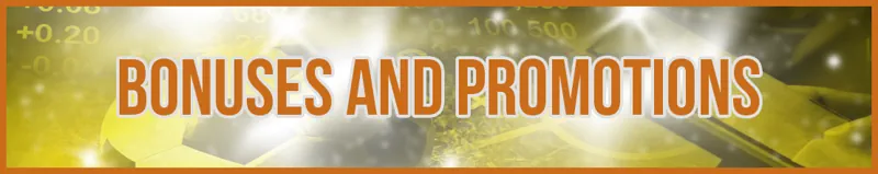 Bonuses and Promotions banner