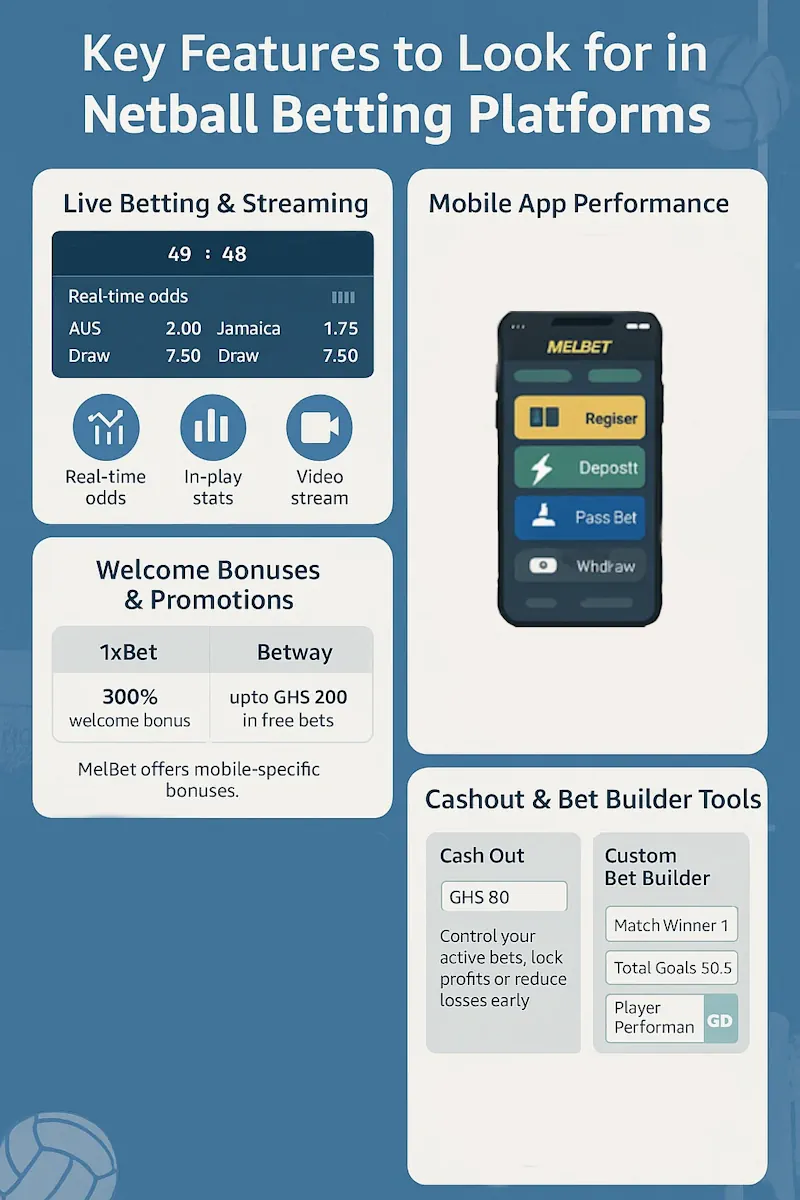 Key Features infographic