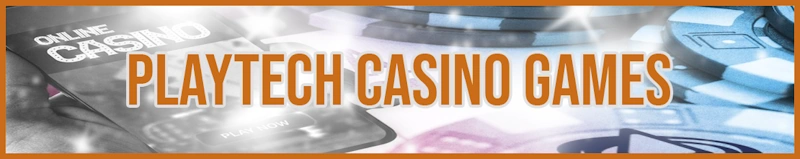 Popular Playtech casino games banner