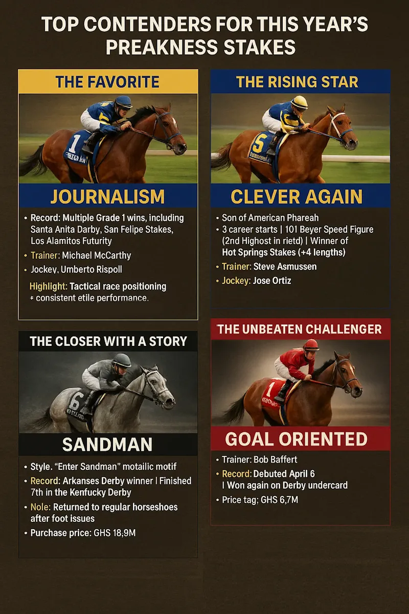 Meet the Top Contenders infographic