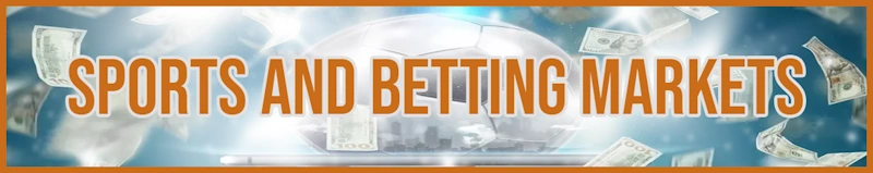 Sports and Betting Markets banner
