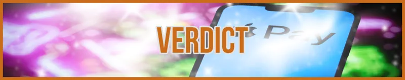 Verdict banner