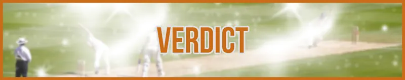 Verdict banner