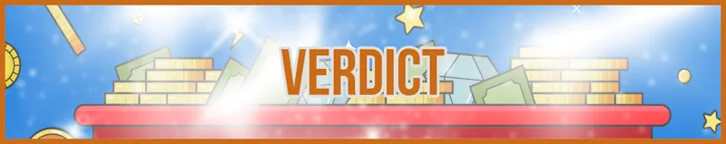 Verdict banner