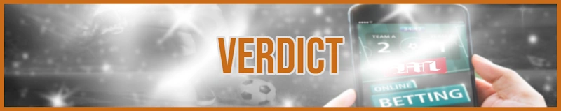 Verdict banner
