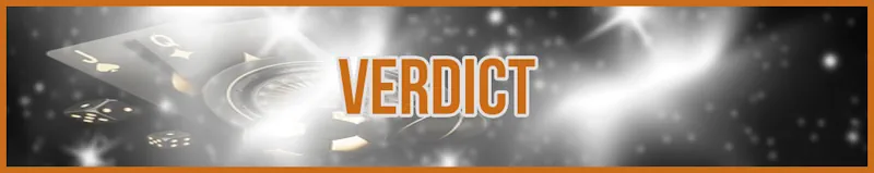 Verdict banner