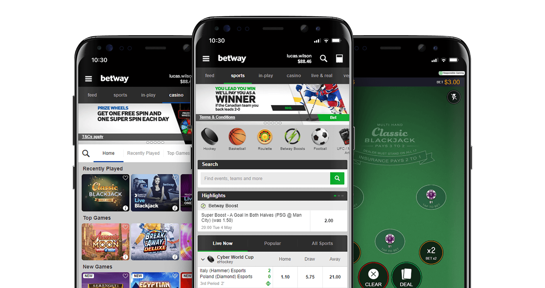 betway casino ZA